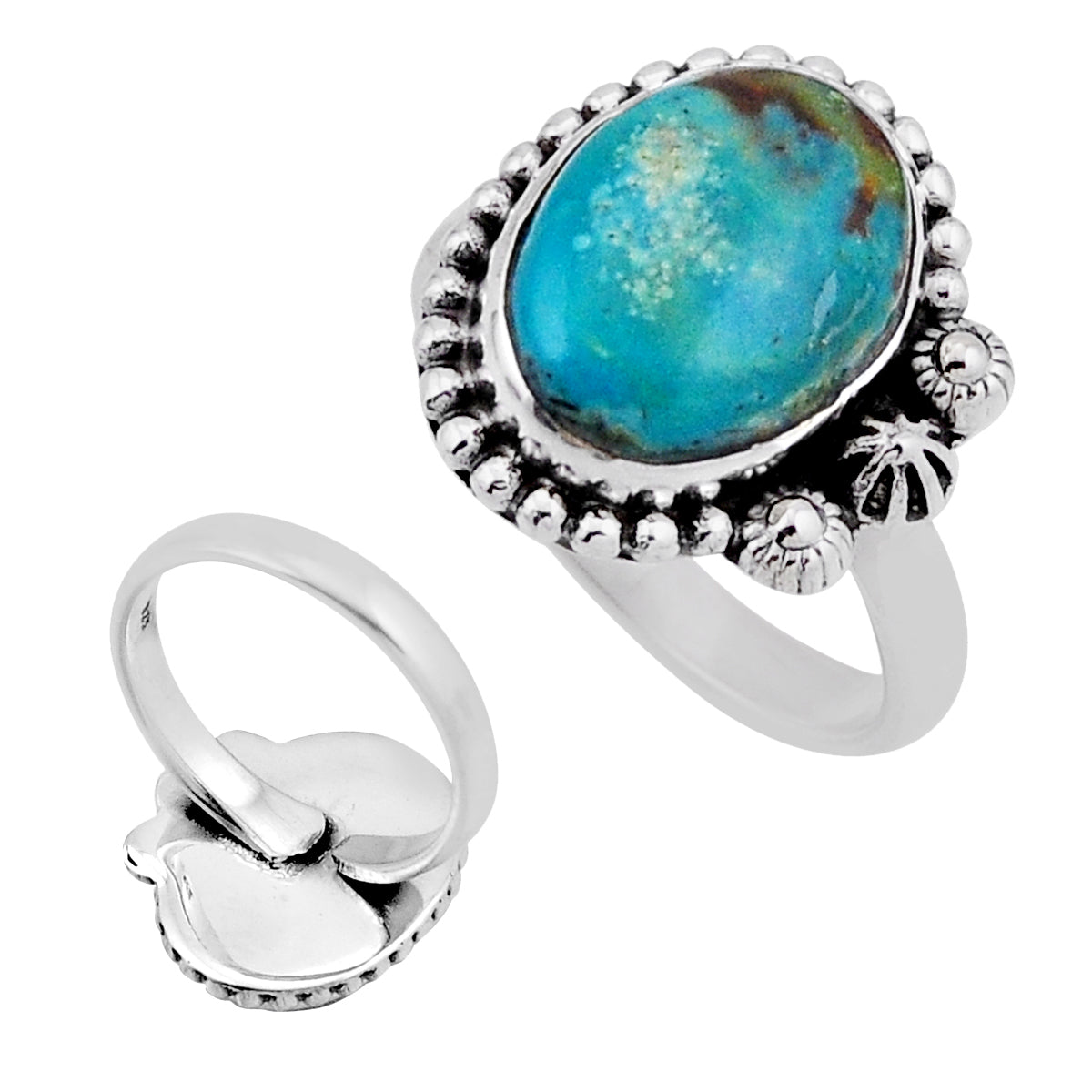 High Plains Turquoise Ring - Size: 8
