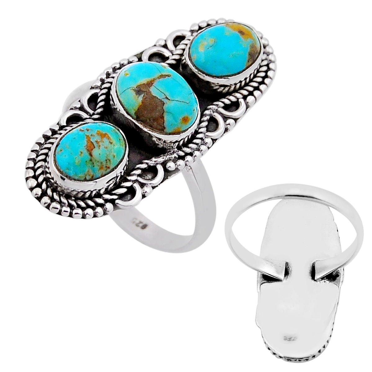 Snowy Trail Ring Size: 8.5