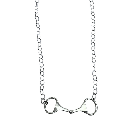 Snaffle Sterling Silver Necklace