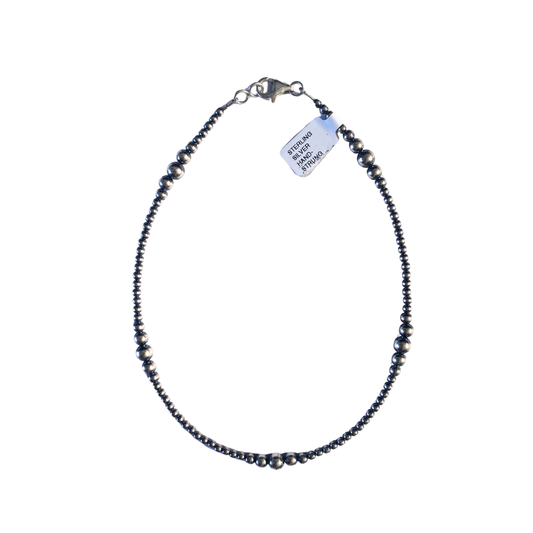 Sterling Silver Pearl Necklace 14" inches