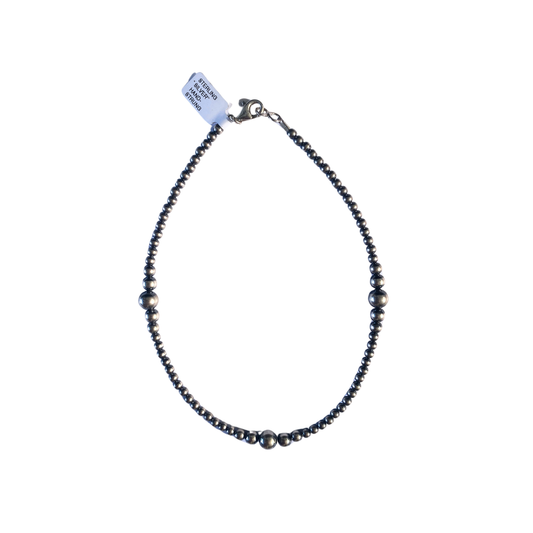 Sterling Silver Pearl Necklace 14" inches