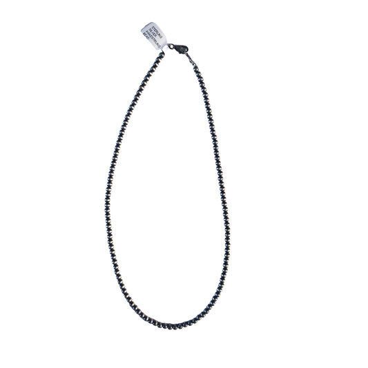 Sterling Silver Pearl Necklace 18" inches