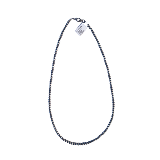 Sterling Silver Pearl Necklace 20" inches