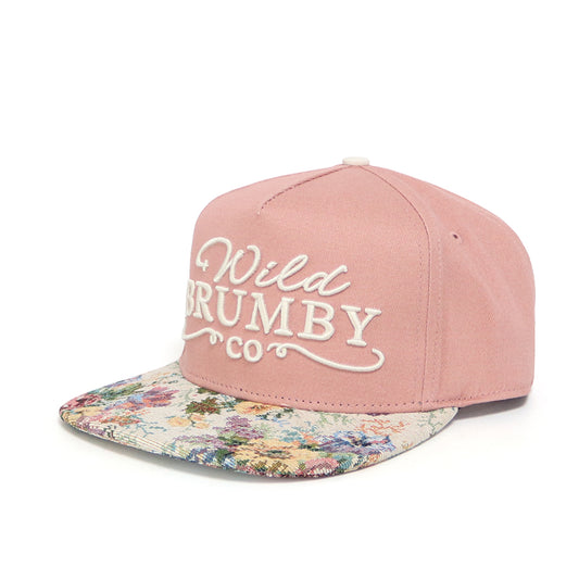 Trixie Floral Dusty Pink Trucker Cap - Launching 8pm Sunday