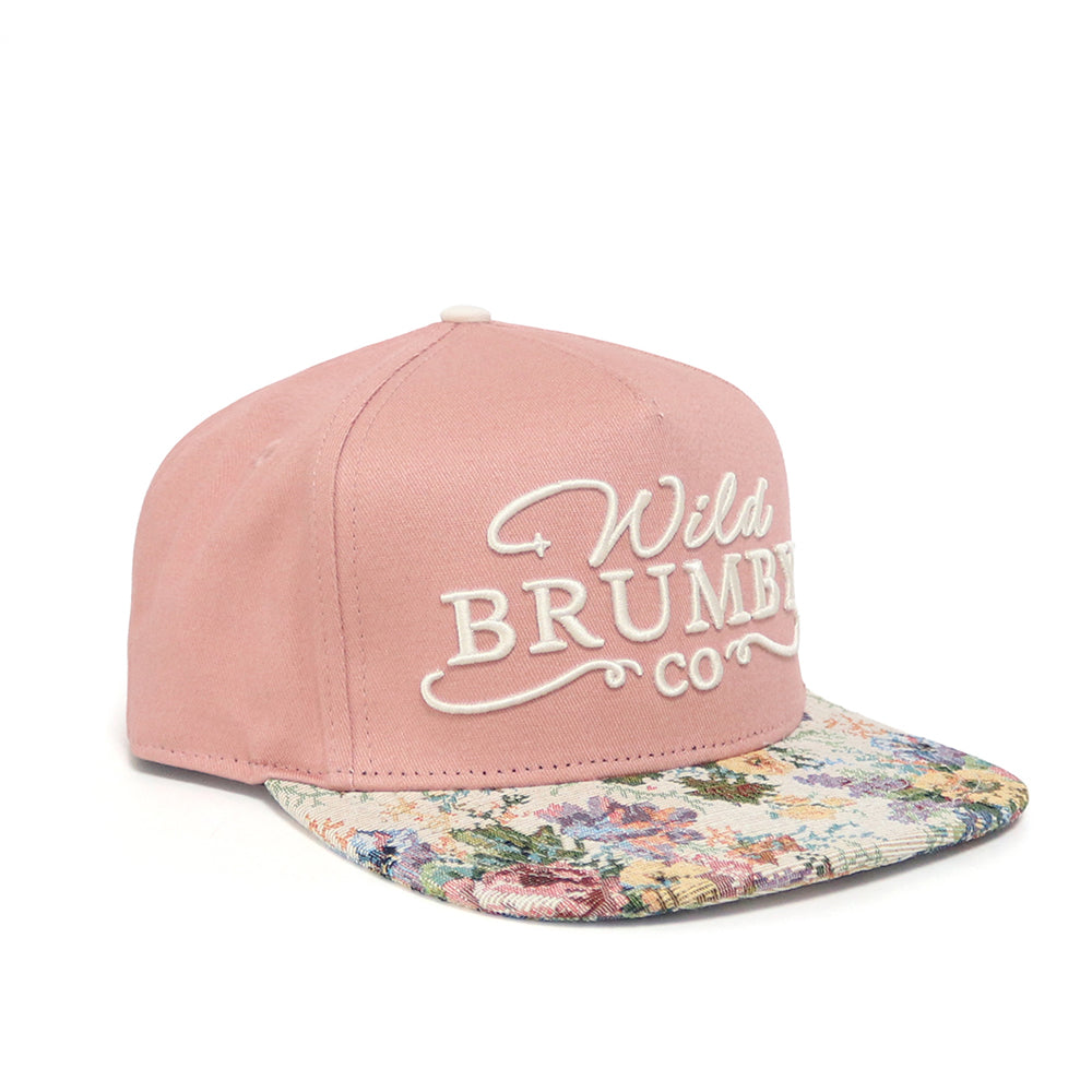 Trixie Floral Dusty Pink Trucker Cap - Launching 8pm Sunday