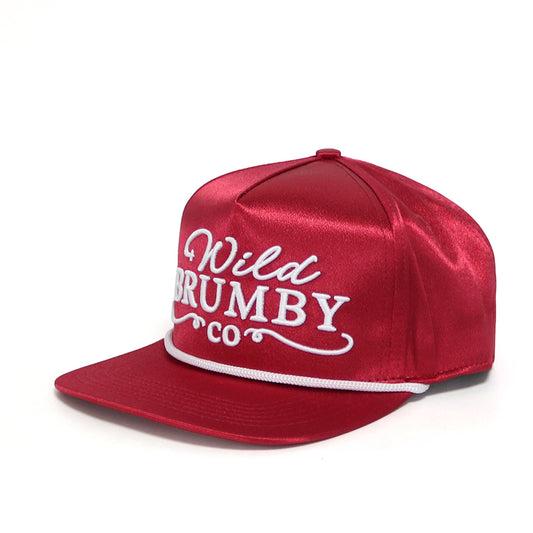 Penny Red Satin Trucker Cap - Launching 8pm Sunday