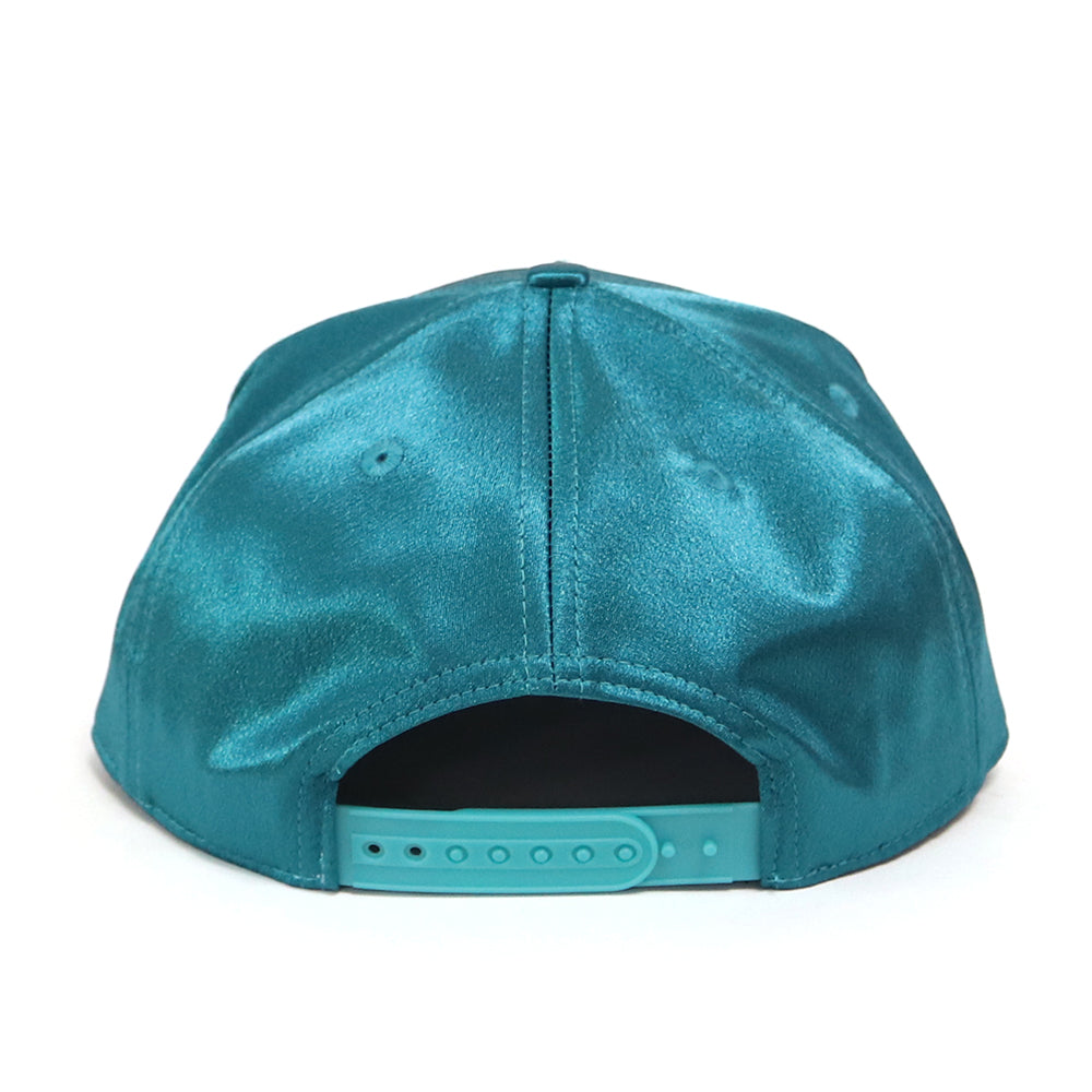 Alice Satin Turquoise Trucker Cap - Launching 8pm Sunday
